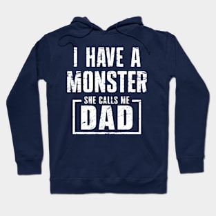 Funny First Father's Day 2024 Gift For Dad From Daughter Hoodie